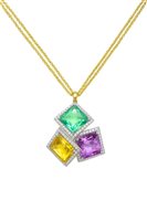 Halskette Idee Preziose dal 1987 Dame in Gelbgold Pietre dure IP.CK18M/34